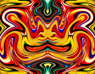 Digital Arts titled "Game of colors - th…" by Peter Jalesh, Original Artwork, Digital Painting