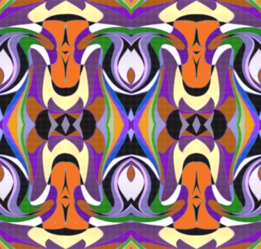 Цифровое искусство под названием "Cellos and Lilies" - Peter Jalesh, Подлинное произведение искусства, Цифровая живопись