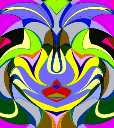 Digital Arts titled "Collor-sharded drag…" by Peter Jalesh, Original Artwork, Digital Painting