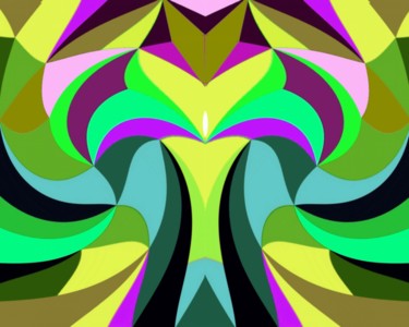 Цифровое искусство под названием "Lily" - Peter Jalesh, Подлинное произведение искусства, Цифровая живопись