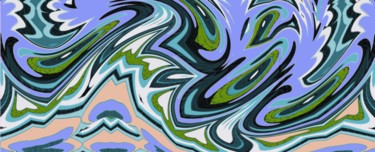 Digital Arts titled "See waves" by Peter Jalesh, Original Artwork, Digital Painting
