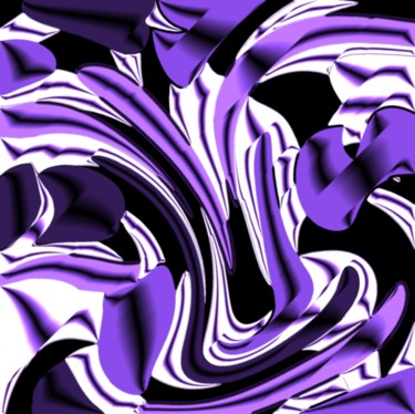 Цифровое искусство под названием "Lilac" - Peter Jalesh, Подлинное произведение искусства, Цифровая живопись
