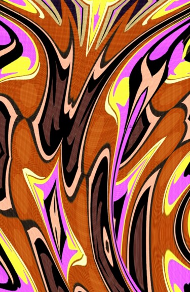 Digital Arts titled "Carved in rosewood" by Peter Jalesh, Original Artwork, Digital Painting