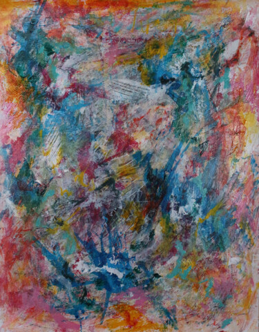Картина под названием "Colours in the wind" - Peter Kilb, Подлинное произведение искусства, Акрил