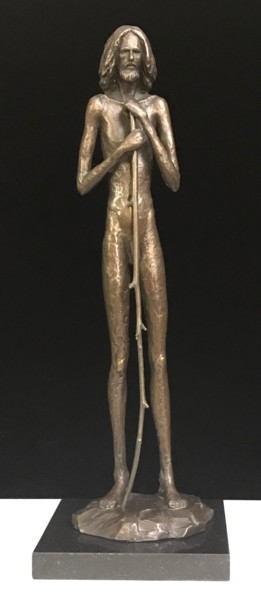 Sculpture titled "Wanderer" by Peter King, Original Artwork, Metals