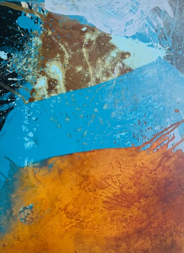 Peinture intitulée "Vergänglichkeit" par Peter Lang, Œuvre d'art originale, Acrylique