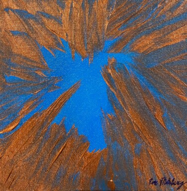 Painting titled "Copper Canopy" by Peter Malmberg, Original Artwork, Acrylic