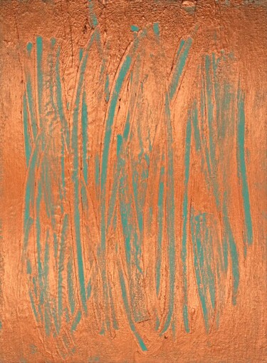 Картина под названием "Copper Fields" - Peter Malmberg, Подлинное произведение искусства, Акрил