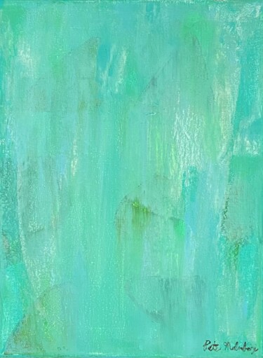 Peinture intitulée "Shades of Green" par Peter Malmberg, Œuvre d'art originale, Acrylique