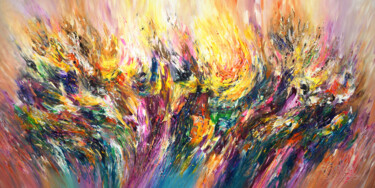 Painting titled "Dynamic Abstraction…" by Peter Nottrott, Original Artwork, Acrylic