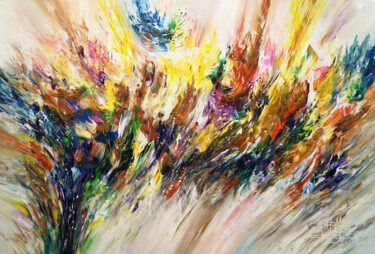 Pittura intitolato "Extension XL 2" da Peter Nottrott, Opera d'arte originale, Acrilico