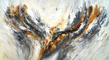 Malerei mit dem Titel "Nature Wings XXL 1" von Peter Nottrott, Original-Kunstwerk, Acryl