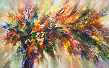 Painting titled "Nature Energy XXXL…" by Peter Nottrott, Original Artwork, Acrylic