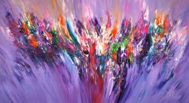 Painting titled "Lavender Daydream L…" by Peter Nottrott, Original Artwork, Acrylic