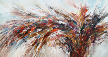 Картина под названием "Nature Eruption XXL…" - Peter Nottrott, Подлинное произведение искусства, Акрил
