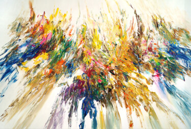 Картина под названием "Colours Of Nature X…" - Peter Nottrott, Подлинное произведение искусства, Акрил