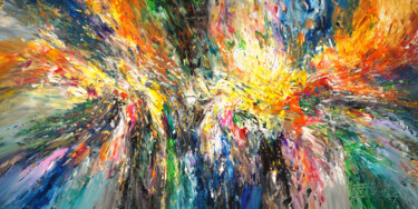 Painting titled "Elemental Force XXL…" by Peter Nottrott, Original Artwork, Acrylic