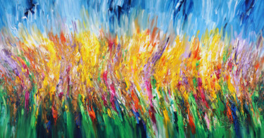 Painting titled "Sunny Summer Day XX…" by Peter Nottrott, Original Artwork, Acrylic