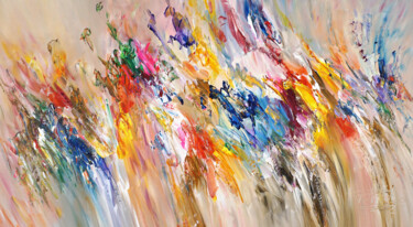 Pittura intitolato "Awesome Emotions L 2" da Peter Nottrott, Opera d'arte originale, Acrilico