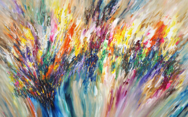 Pittura intitolato "Release Now XXXL 2" da Peter Nottrott, Opera d'arte originale, Acrilico