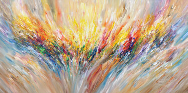 Painting titled "Positive Energy XXL…" by Peter Nottrott, Original Artwork, Acrylic