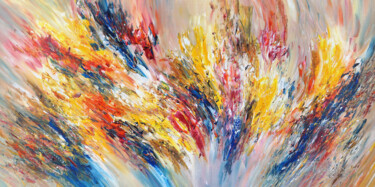 Peinture intitulée "Positive Vitality X…" par Peter Nottrott, Œuvre d'art originale, Acrylique