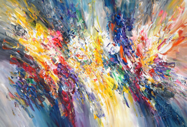Картина под названием "Exciting Daydream X…" - Peter Nottrott, Подлинное произведение искусства, Акрил