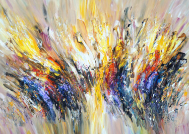 Peinture intitulée "Sunny Nature M 7" par Peter Nottrott, Œuvre d'art originale, Acrylique