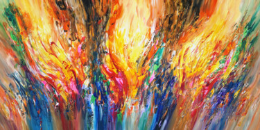 Painting titled "Awesome Daydream XX…" by Peter Nottrott, Original Artwork, Acrylic