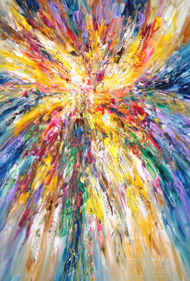 Celebration XL 4 Peinture intitulée "Celebration XL 4" par Peter Nottrott, Œuvre d'art originale, Acrylique