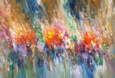 Pintura titulada "Awesome Daydream XL…" por Peter Nottrott, Obra de arte original, Acrílico