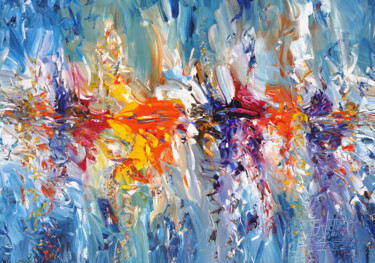 Seaside Rendezvous S 1 Peinture intitulée "Seaside Rendezvous…" par Peter Nottrott, Œuvre d'art originale, Acrylique