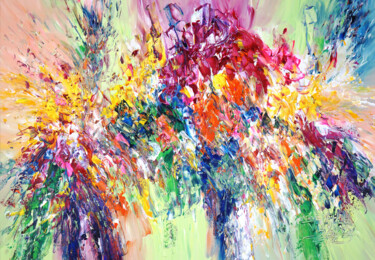 Peinture intitulée "Symphony Of Spring…" par Peter Nottrott, Œuvre d'art originale, Acrylique