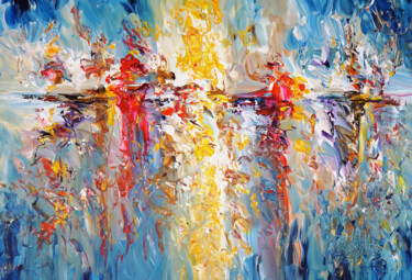 Seaside Rendezvous XL 16 Painting titled "Seaside Rendezvous…" by Peter Nottrott, Original Artwork, Acrylic