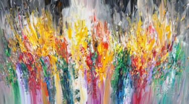 Malarstwo zatytułowany „Romantic Rainy Summ…” autorstwa Peter Nottrott, Oryginalna praca, Akryl