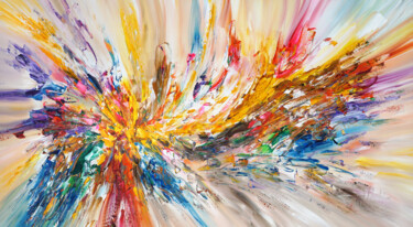 Malerei mit dem Titel "Festival Of Colors…" von Peter Nottrott, Original-Kunstwerk, Acryl