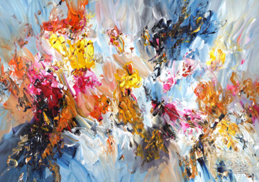 Malerei mit dem Titel "One Daydream S 1" von Peter Nottrott, Original-Kunstwerk, Acryl