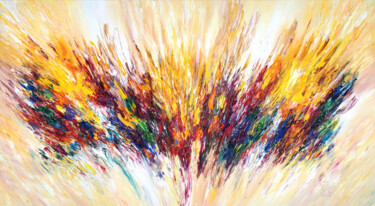 Картина под названием "Positive Energy L 1…" - Peter Nottrott, Подлинное произведение искусства, Масло