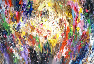 Картина под названием "Gate To Heaven M 2" - Peter Nottrott, Подлинное произведение искусства, Акрил