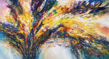 Картина под названием "Release Now L 1 / O…" - Peter Nottrott, Подлинное произведение искусства, Масло