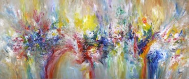 Pittura intitolato "Colour Symphony XXX…" da Peter Nottrott, Opera d'arte originale, Acrilico