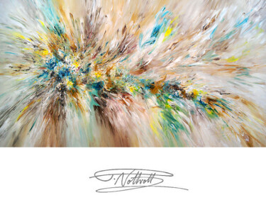 "Melt Away Sienna XX…" başlıklı Tablo Peter Nottrott tarafından, Orijinal sanat, Akrilik