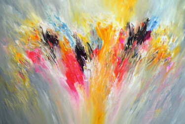 Картина под названием "Relaxed Daydream XL…" - Peter Nottrott, Подлинное произведение искусства, Акрил
