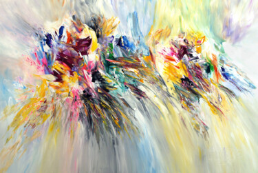 Картина под названием "abstract Interactio…" - Peter Nottrott, Подлинное произведение искусства, Акрил