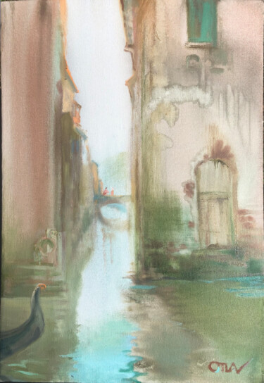 Картина под названием "La Serenissima" - Peter Otlan, Подлинное произведение искусства, Масло