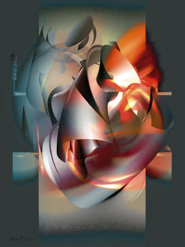Digitale Kunst mit dem Titel "071220-2" von Peter Parma, Original-Kunstwerk, Digitale Malerei