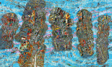 Digitale Kunst mit dem Titel "M050716-003" von Peter Parma, Original-Kunstwerk, Digitale Malerei