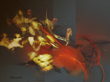 Digitale Kunst mit dem Titel "Nach Rembrandt (Ana…" von Peter Parma, Original-Kunstwerk, Digitale Malerei