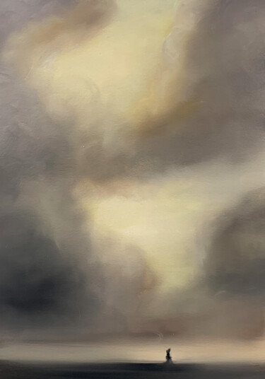 Картина под названием "Ancient Light I" - Peter Pitout, Подлинное произведение искусства, Масло Установлен на картон
