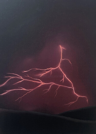 Картина под названием "Illumination I" - Peter Pitout, Подлинное произведение искусства, Масло